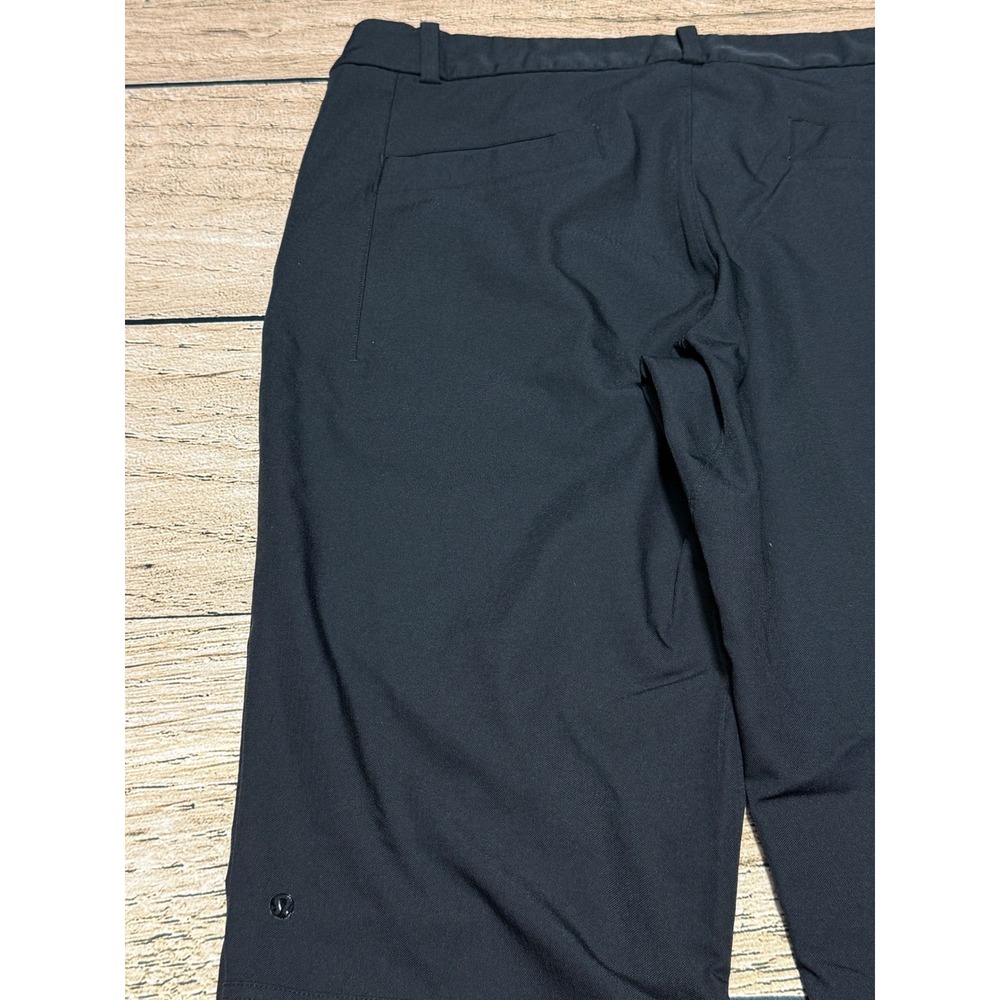 Lululemon ABC Classic-Fit Pants Mens 34 Black Technical Stretch Trousers Casual - Picture 4 of 7